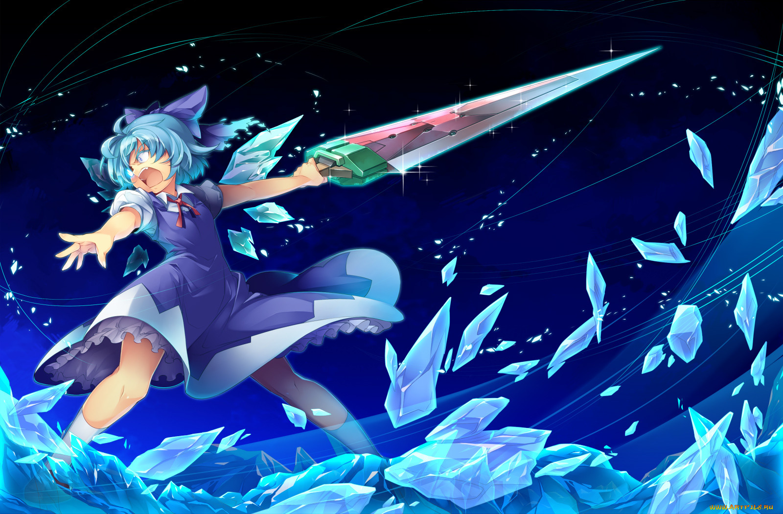 , touhou, cirno